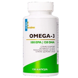 Омега-3 (Omega-3) комплекс 120 капс ABU