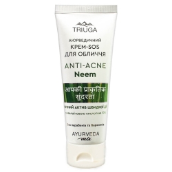 Anti-Acne Крем для обличчя SOS нічний Нім Neem 75 мл Триюга