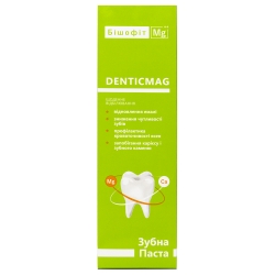Бішофіт магній Mg+ зубна паста Дентикмаг Dentiсmag відбілювання 100 мл Екобіз