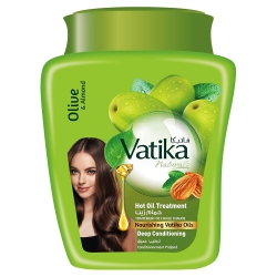Маска для волосся Vatika олива і мигдаль глибоке кондиціонування 500 г Дабур Dabur