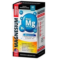 Магній преміум Magnesium 60 капс New Food