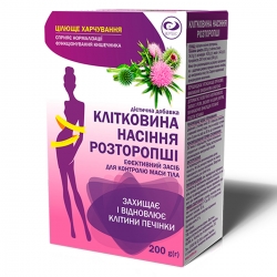 Клітковина насіння розторопши 200 г Вертекс