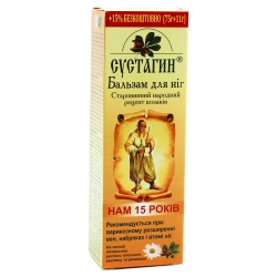 Сустагін бальзам для ніг 75 г Триюга