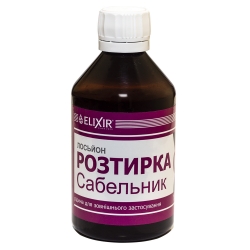Лосьйон розтирка Сабельник 100 мл Еліксір