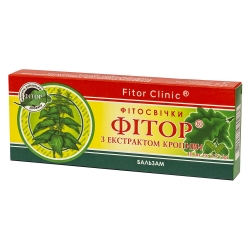 Свічки-бальзам фітор кропива №10 Фіторія