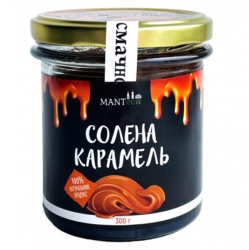 Карамель солена скло 300 г Manteca