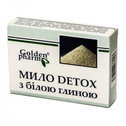 Мило Detox очищувальне біла глина 70 г Голден Фарм