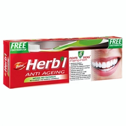 Зубна паста Herbal антивікова + зубна щітка 150 г Дабур Dabur