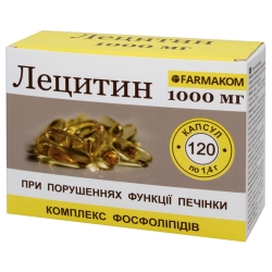 Лецитин 1000 мг 1,4 г 120 капс Фармаком