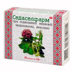 Седаселфарм 0,4 г 30 капс Фармаком