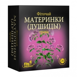 Фіточай №23 материнка (душиця) трава 20 пак Фітопродукт