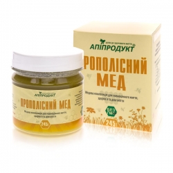 Прополісний мед 245 г Апіпродукт