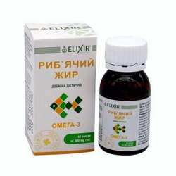 Риб'ячий жир 60 капс Еліксір