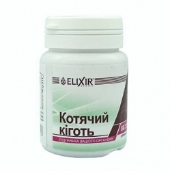Котячий кіготь 80 таб Еліксір