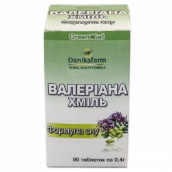 Валеріана хміль 90 таб GreenSet