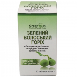 Зелений волоський горіх 90 таб GreenSet