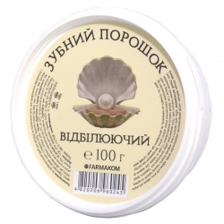 Зубний порошок Відбілюючий 100 гр Фармаком