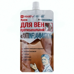 Крем для вен протизапальний 100 мл Healthyclopedia Хелсі