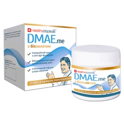 ДМАЕ DMAE крем для обличчя з біозолотом 50 мл Healthyclopedia Хелсі