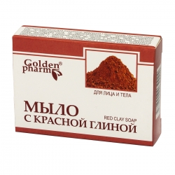 Мило з червоною глиною 70 г Голден Фарм